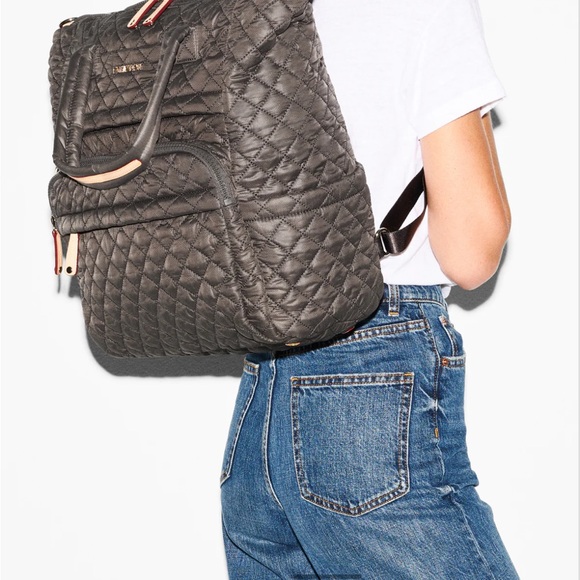 MZ Wallace Brown Quilted Women's Bag - Picture 4 of 13